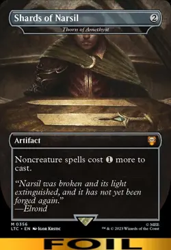 Shards of Narsil [Thorn of Amethyst] ** FOIL ** #356 - Lord of the Rings NM MTG - Image 1