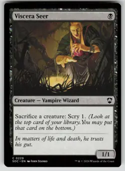 Viscera Seer Common Commander: Secrets of Strixhaven 229 MTG Near Mint 2026 - Image 1