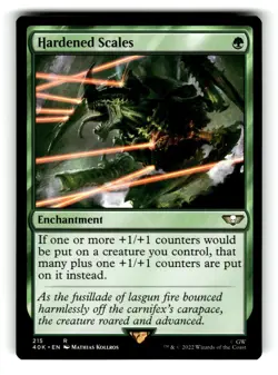 Hardened Scales - Universes Beyond: Warhammer 40,000 - MTG pack fresh edh staple - Image 1