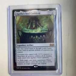 1x Agatha's Soul Cauldron NM-Mint, English Wilds of Eldraine MTG Magic non-foil - Image 1
