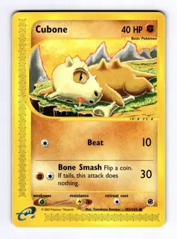 Cubone Expedition #103 (2002) Common NM Pokemon - Image 1