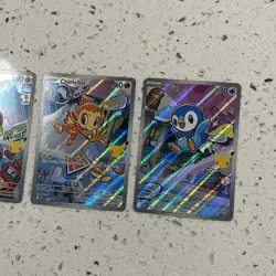 Pokemon TCG First Partner Illustration Collection Series 1 Gen 4 Sinnoh Starters - Image 3