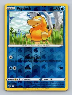 Psyduck 028/189 Common Astral Radiance Pokemon Reverse Holo Near Mint - Image 1
