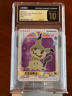 Pokemon Mimikyu #16 Marumiya Japanese CGC 10 Pristine - Image 1