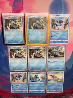 Custom Listing Totodile | Promo Reverse Theme Deck Exclusive Card Thai Pokemon - Image 1