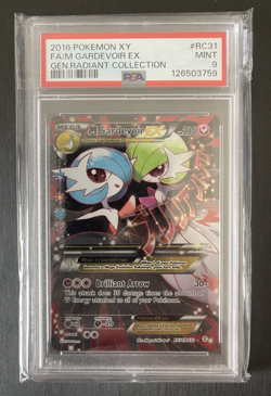 Pokemon M Gardevoir EX RC31-32 Generations Full Art Holo PSA 9 - Image 1