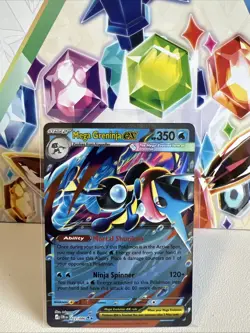 Mega Greninja ex 022/086 Double Rare - Pokemon TCG Chaos Rising - NM - Image 1