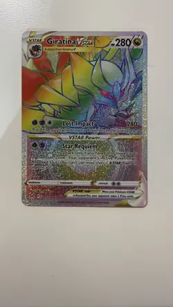 2022 Pokemon Lost Origin 201 Giratina VSTAR Secret NM - Image 1