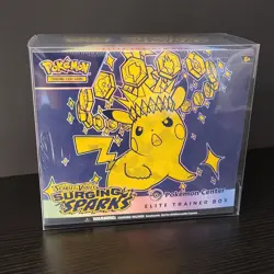 SV Surging Sparks Pokemon Center Elite Trainer Box PC ETB Sealed In Case Pikachu - Image 3