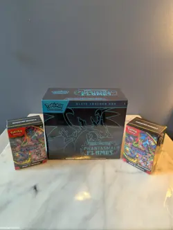 Pokemon Phantasmal Flames ETB & Booster Bundle Lot (1 ETB & 2 Bundles!) *SEALED* - Image 2
