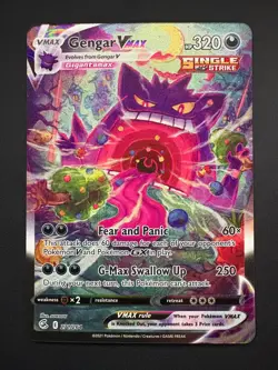 Gengar VMAX 271/264 Pokemon Fusion Strike Alternate Art Near Mint (NM) 2021 - Image 1