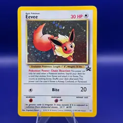 Eevee #11 Black Star Promo Holo Rare Vintage WOTC Pokemon LP - Image 1