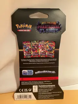 Pokemon Mega Evolution Phantasmal Flames Sleeved Booster Packs 5 Total. - Image 5