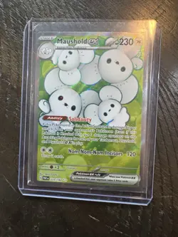 Maushold EX Full Art Ultra Rare Holo 233/182 Pokemon TCG SV04 Paradox Rift - Image 1