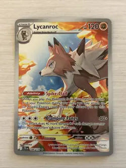 Lycanroc - 166/159 - Pokemon Journey Together Illustration Rare NM - Image 1