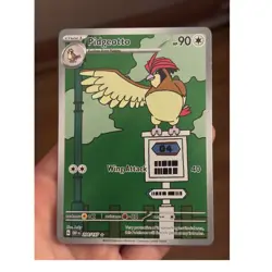 Pidgeotto Illustration Rare Holo 208/197 Obsidian Flames ENG 2023 - Image 1