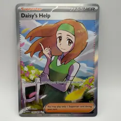 Pokemon TCG Daisy's Help Holo Ultra Rare SV: Scarlet & Violet 151 195/165 NM - Image 1