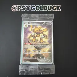 Pokemon Mega Evolution TCG - Alakazam 009 BLACK STAR PROMO SEALED - Image 1