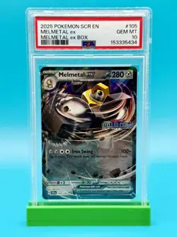 PSA 10 - 2025 Pokemon SCR Melmetal ex Stamped Promo #105 - Image 1