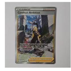 Pokemon TCG Cynthia's Ambition GG60/GG70 Crown Zenith Full Art Ultra Rare Holo … - Image 1