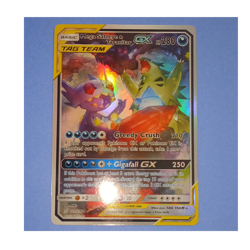 Mega Sableye & Tyranitar GX 226/236 SM-Unified Minds TAG TEAM Full Art Holo - Image 1