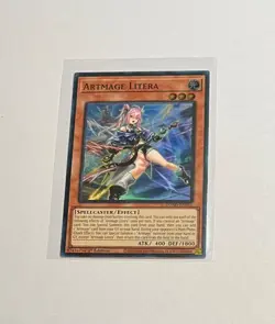 Yu-Gi-Oh! Artmage Litera #DUAD-EN011 Super Rare 1st Edition (NM) + Bonus - Image 1