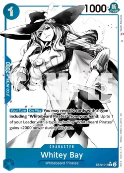 One Piece TCG | Whitey Bay (Parallel) | ST22-011 | Starter Deck 22: Ace & New... - Image 1