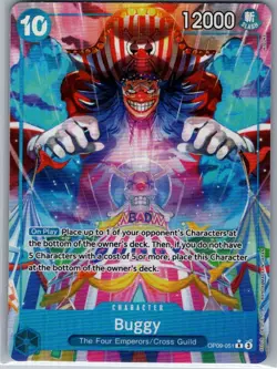 Buggy (Alt Art) OP09-051 English Emperors in the New World - One Piece Card - NM - Image 1
