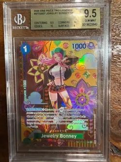 One Piece TCG - Jewelry Bonney ST02-007 (op08 SP) Special Rare BGS 9.5 - Image 1