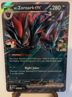 N's Zoroark EX 098/159 Prize Pack Series Cards Holo - Image 1