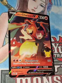 Pokemon Lance's Charizard V SWSH133 SWSH: Sword & Shield Promo Cards Holo LP - Image 1