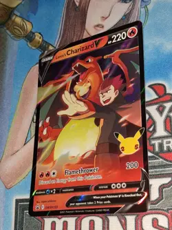 Pokemon Lance's Charizard V SWSH133 SWSH: Sword & Shield Promo Cards Holo LP - Image 2