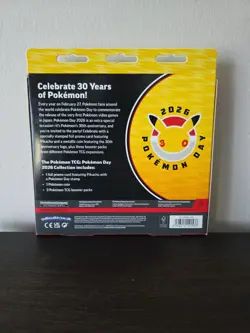 Pokemon TCG 30th Anniversary Special Edition Box Pikachu Foil Card Booster Packs - Image 2