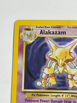 *** Alakazam Holo Rare - Base Set 2 - 1/130 Pokemon Card - LP - Image 2
