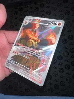 Pokemon TCG Emboar Full Art White Flare English Card 098/086 NM - Image 4