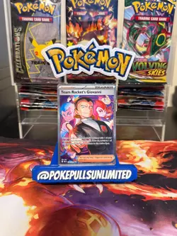 Pokemon Card | Team Rocket's Giovanni 238/182 SIR Trainer Destined Rivals - Image 1
