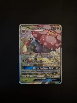Pokemon Card | Vileplume GX | 4/236 SM Cosmic Eclipse | NM Condition - Image 1