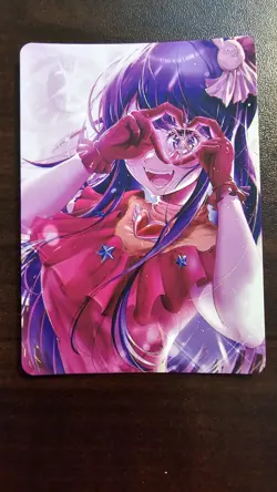 Oshi No Ko Ai Hoshino Custom Holographic Doujin Waifu Card - Image 3