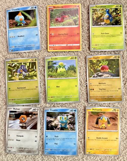 Pokemon TCG Yuka Morii Lot (9) NM Regular Reverse Holo Clay Card Lot - Image 1