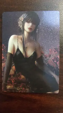 Spy x Family Yor Forger Custom Holographic Doujin Waifu Card - Image 2