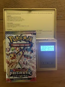 HEAVY Prismatic Evolutions Pack 23.00g God PackUUU Pokemon TCG - Image 1