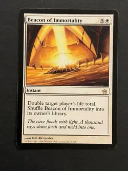 Beacon of Immortality Fifth Dawn LP/MP MTG Magic the Gathering b - Image 1