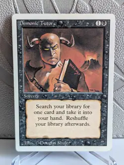 [MP+] Demonic Tutor | MTG Revised Edition 1994 - Image 1