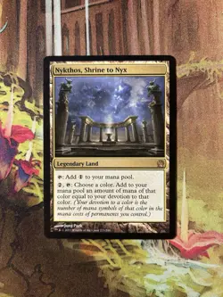 MTG NM English Nykthos, Shrine to Nyx Theros - Image 1