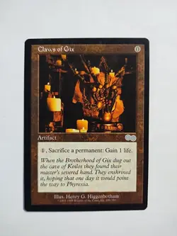Claws of Gix LP x1 Urza's Saga MTG Magic the Gathering 1x - Image 1