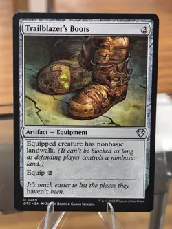 Trailblazer's Boots | Commander: Outlaws of Thunder Junction | 0269 | NM - Image 1