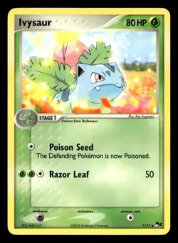 Ivysaur 7/17 Uncommon POP Series 2 Pokemon - Image 1