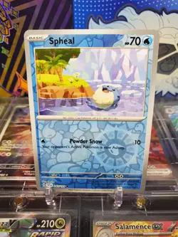 Spheal 043/191 Reverse Holo Common Pokemon TCG S&V Surging Sparks - Image 1