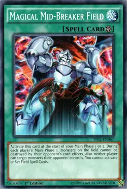 Magical Mid-Breaker Field - TDIL-EN067 - Common - 1st Edition x1 - Lightly Playe - Image 1