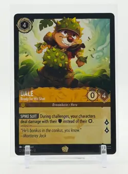 Dale Ready For His Shot (Legendary) - Disney Lorcana Wilds Unknown - 22/204 - Image 1